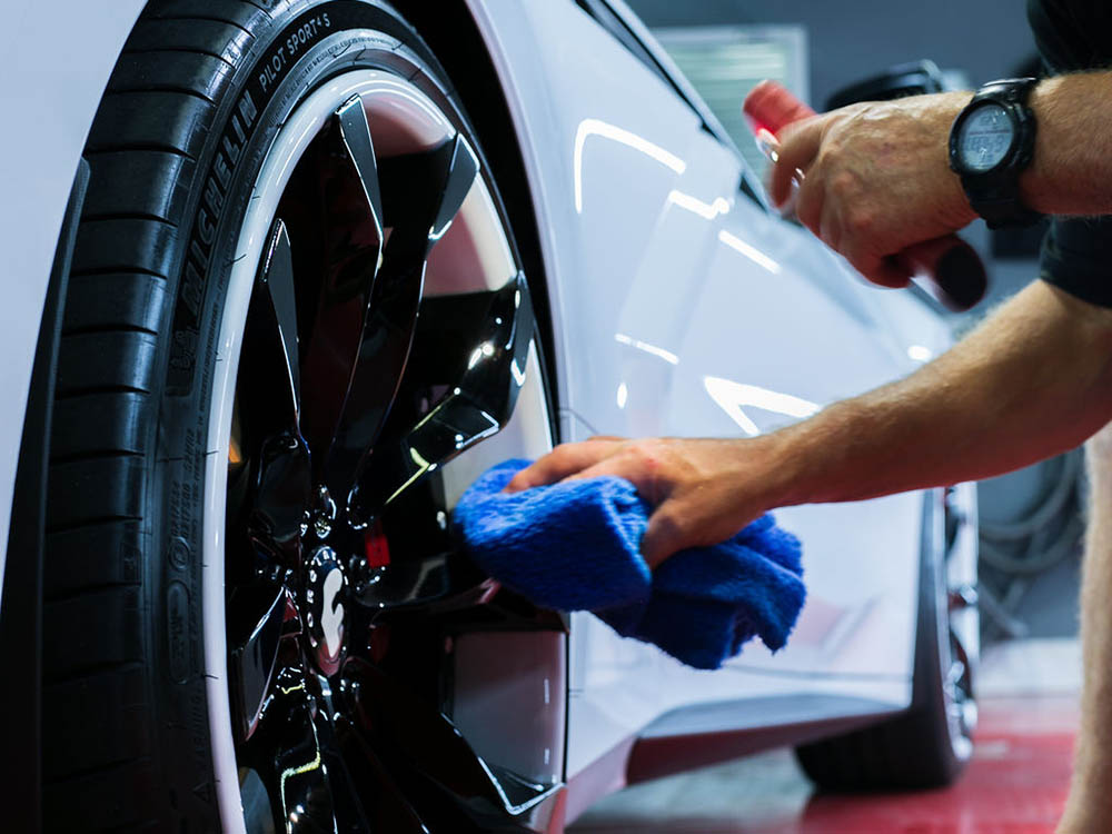 Ceramic coating and paint correction services