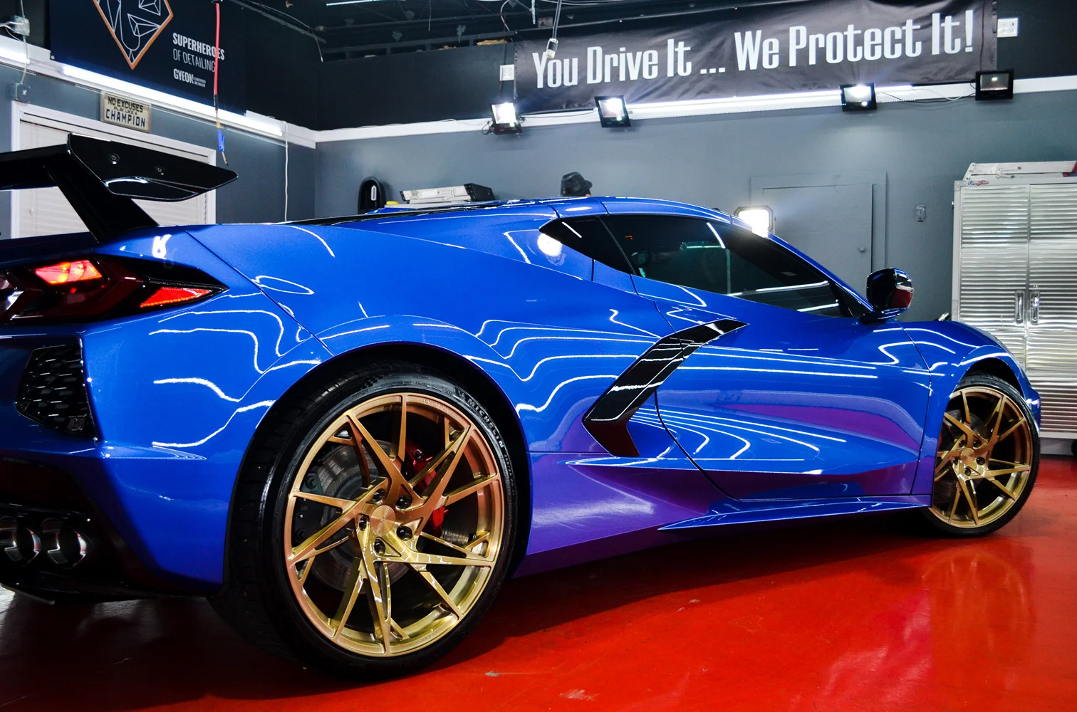 Professional paint correction restoring vehicle finish